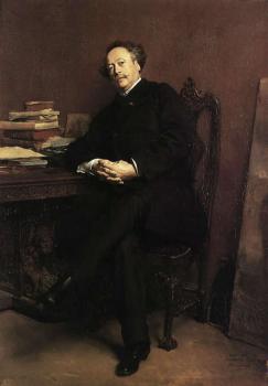 Portrait of Alexandre Jr Dumas